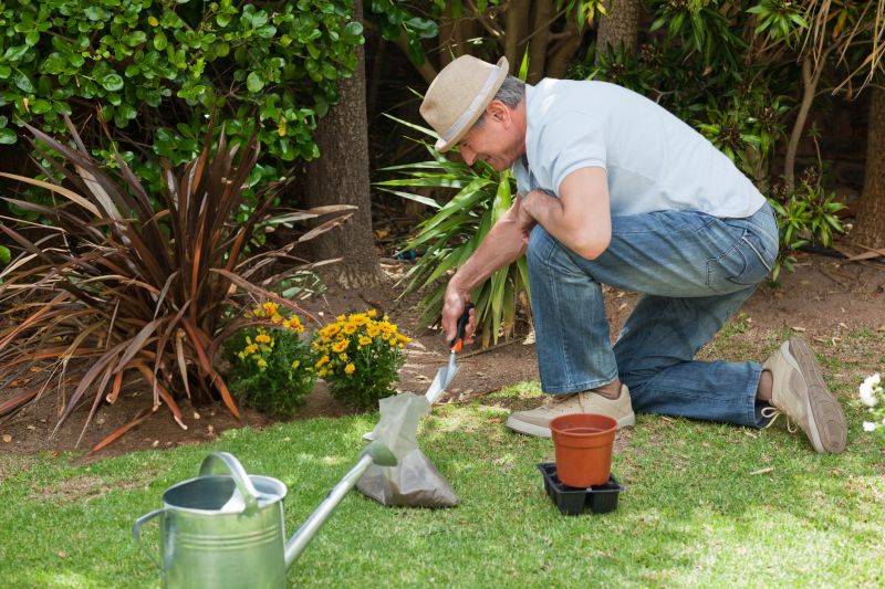 Products For Gardening And Lawn Cares in use